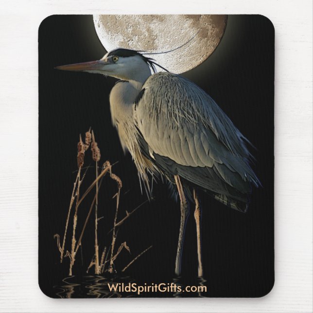 Alfombrilla De Ratón EGRET - Serie AZUL HERON Mousepad (Frente)