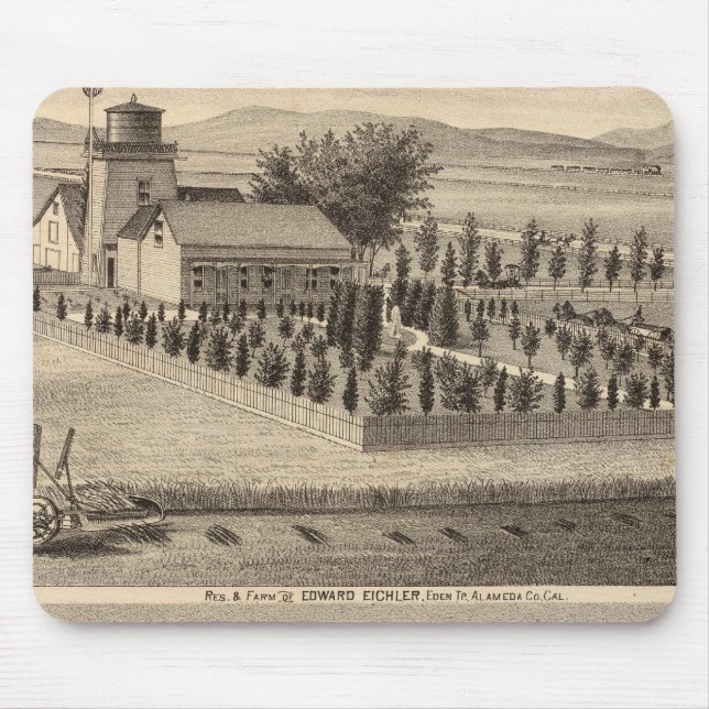 Alfombrilla De Ratón Eichler, residencias de Meyer (Frente)
