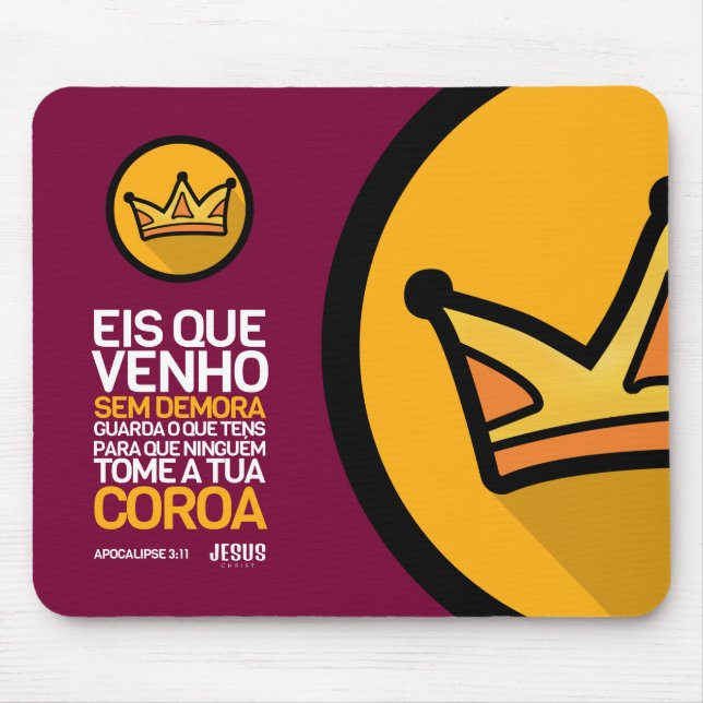 Alfombrilla De Ratón Eis que venho sem demora (Frente)