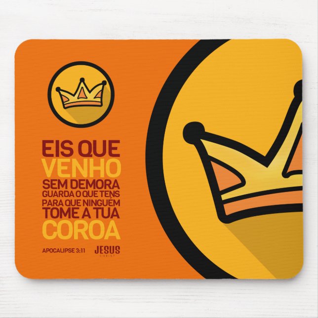 Alfombrilla De Ratón Eis que venho sem demora (Frente)