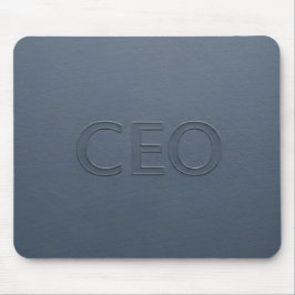 Alfombrilla De Ratón Ejecutivo Moderno CEO Pizarra Grabado en Relieve