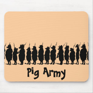 Alfombrilla De Ratón Ejército del cerdo