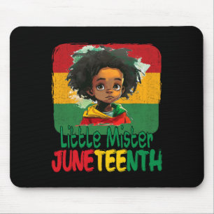 Alfombrilla De Ratón El 10 De Junio, El Pequeño Mister Kids Black Boy T