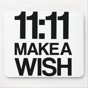 Alfombrilla De Ratón El 11:11 HACE un mousepad del DESEO