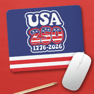 Alfombrilla De Ratón El 250 cumpleaños de América - Groovy USA 250