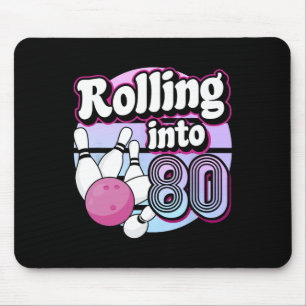 Alfombrilla De Ratón El 80 Bowling 80 cumpleaños
