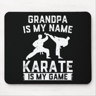 Alfombrilla De Ratón El abuelo es mi nombre Karate es mi juego - Karate