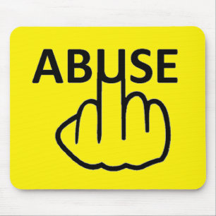 Alfombrilla De Ratón El Abuso De Mousepad Es Triste.
