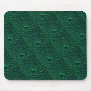 Alfombrilla De Ratón El agua cae sobre el Metalizado verde