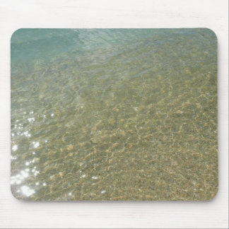 Alfombrilla De Ratón El agua en la playa resumen la fotografía de la na