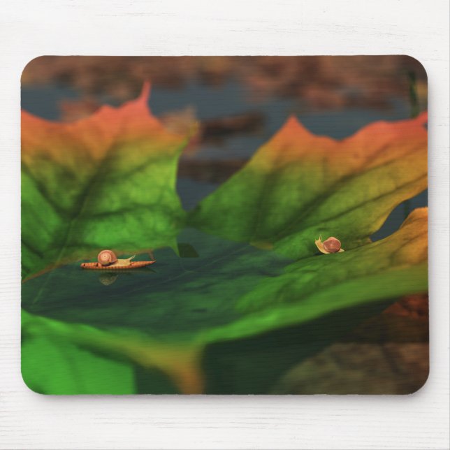 Alfombrilla De Ratón El Agua Es Amplia Mousepad (Frente)