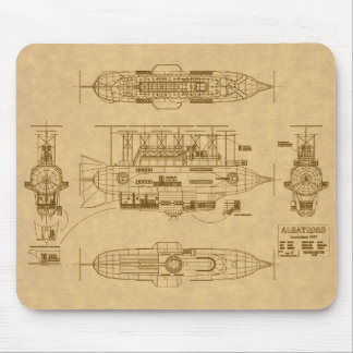 Alfombrilla De Ratón El albatros de Robur del "Maestro del Mundo"