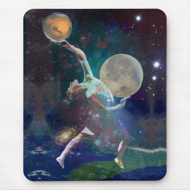 Alfombrilla De Ratón El alcanzar (Frente)