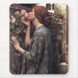 Alfombrilla De Ratón El alma del Rosa (por John William Waterhouse)