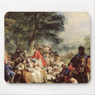 Alfombrilla De Ratón El almuerzo de la caza, 1737