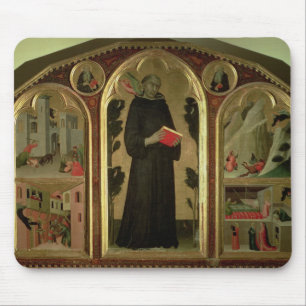 Alfombrilla De Ratón El Altarpiece bendecido de Agustín Novello