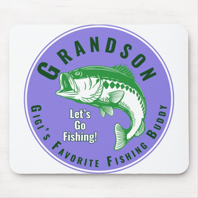 Alfombrilla De Ratón El amigo pescador favorito de Mimi (Frente)