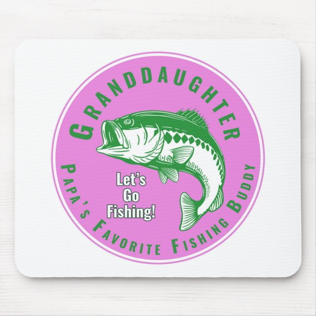 Alfombrilla De Ratón El amigo pescador favorito de papá (Frente)