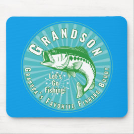 Alfombrilla De Ratón El amigo pesquero favorito del abuelo