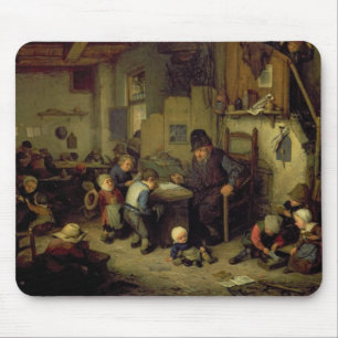 Alfombrilla De Ratón El amo de la escuela, c.1662 (aceite en el panel)