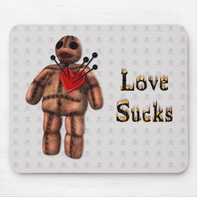 Alfombrilla De Ratón El amor chupa Mousepad (Frente)