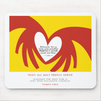 Alfombrilla De Ratón El amor echa hacia fuera el miedo Mousepad