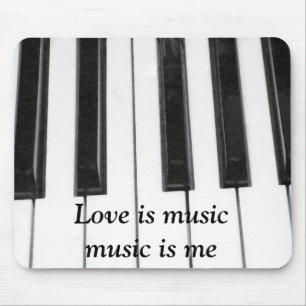 Alfombrilla De Ratón El amor es Music_ Mousepad
