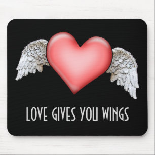 Alfombrilla De Ratón El amor te da alas