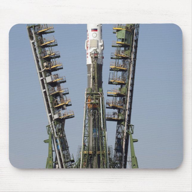 Alfombrilla De Ratón El andamio de lanzamiento se pone en marcha (Frente)