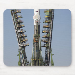 Alfombrilla De Ratón El andamio del lanzamiento se aumenta en lugar