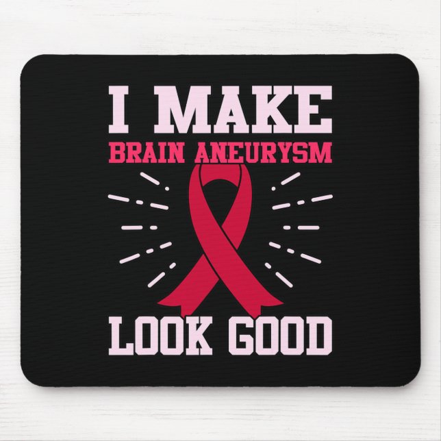 Alfombrilla De Ratón El Aneuralismo Cerebro Parece Una Buena Conciencia (Frente)
