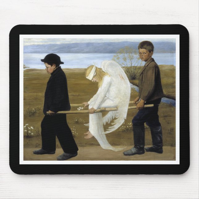 Alfombrilla De Ratón El ángel herido (Frente)