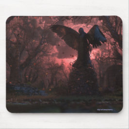 Alfombrilla De Ratón El ángel negro Mousepad