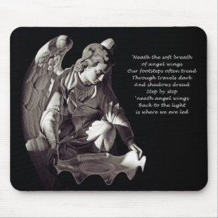 Alfombrilla De Ratón El ángel se va volando Mousepad