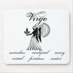 Alfombrilla De Ratón El Ángel Virgo del personalizable es de estilo gri