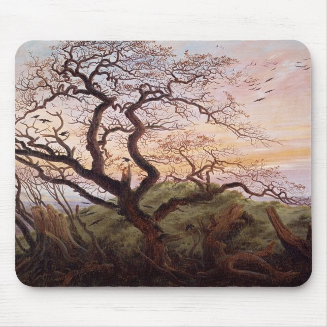 Alfombrilla De Ratón El árbol de cuervos, 1822 (Frente)