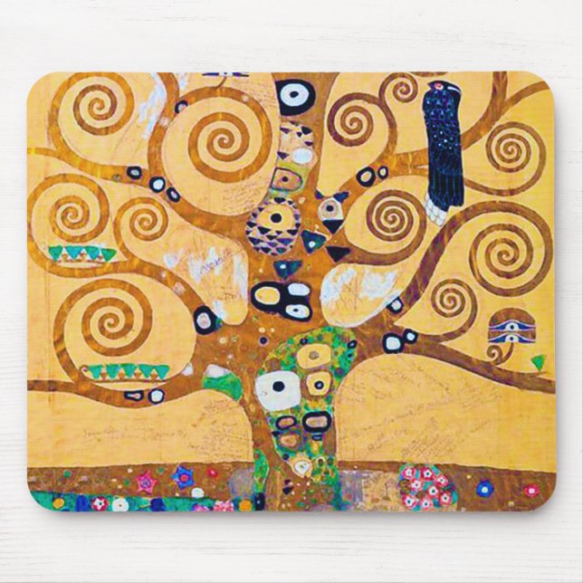 Alfombrilla De Ratón El árbol de la vida (detalle), Klimt (Frente)