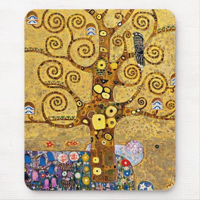 Alfombrilla De Ratón "El árbol de la vida" , Gustav Klimt (Frente)
