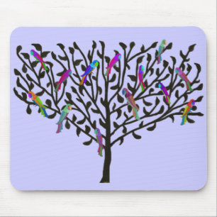 Alfombrilla De Ratón El árbol Mousepad del loro