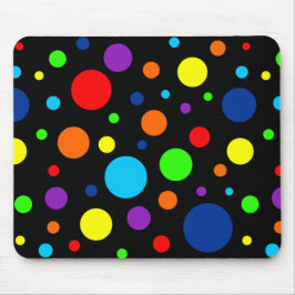 Alfombrilla De Ratón El arco iris oscuro mancha Mousepad