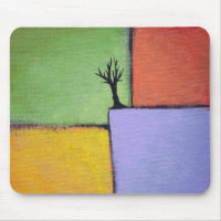 El arte colorido todo del árbol desnudo sazona la