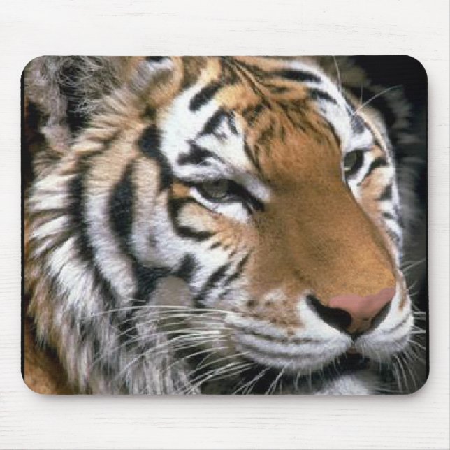 Alfombrilla De Ratón El arte de los amantes del tigre siberianos (Frente)