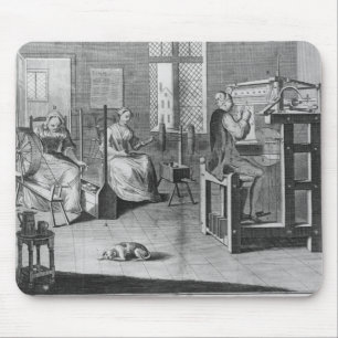 Alfombrilla De Ratón El arte de Media-Marco-Trabajo-Hacer punto