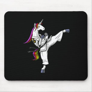 Alfombrilla De Ratón El arte marcial de Ninja Karate de Unicorn Kickbox