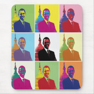 Alfombrilla De Ratón El arte pop del presidente Obama