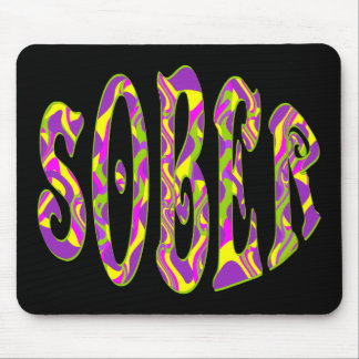 Alfombrilla De Ratón El arte psicodélico de SOBER Retro 60