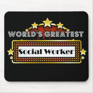 Alfombrilla De Ratón El asistente social más grande del mundo