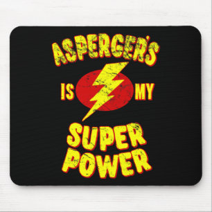 Alfombrilla De Ratón El Asperger es mi superpoder