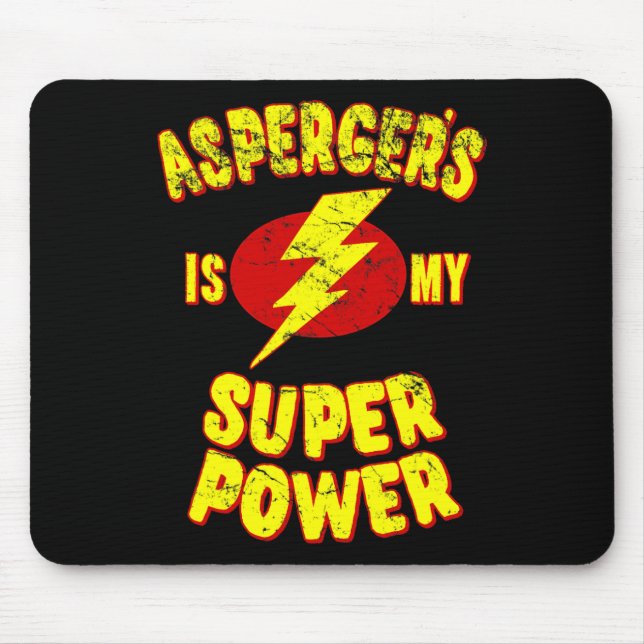 Alfombrilla De Ratón El Asperger es mi superpoder  (Frente)