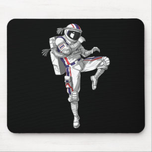 Alfombrilla De Ratón El astronauta Muay Thai Boxing Karate Kickboxing M